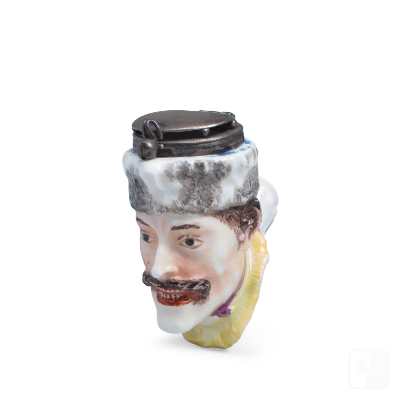 A Meissen pipe head, circa 1740-50 - 图2